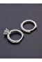 Pack of 2 - Zirconia Inlaid Rings - 2