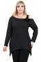 Asymmetrical Neckline, Off-The-Shoulder Neckline, Floral Accessories, Sequin Details, Asymmetrical Hem, Tunic - 8