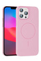 Mtxdpn iPhone 15 Pro Max Brooch Magsafe Cover (224243) - Pink