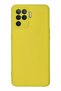 Mtxdpn Reno 5 Lite Case Nano Inside Velvet Silicone (221925) - Yellow