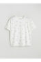 Crew Neck Heart Printed Women's Pajama Top - 5