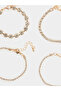 Set of 4 - Gold Embellished Bracelet - 3