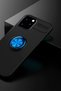 حافظة MTXDPN لهاتف iPhone 12 من السيليكون مع حلقة (221129) - أسود-أزرق - 2