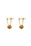 Solid Spherical Multi-Turn Drop Earrings - 5