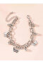 Chain Link Butterfly Charm Bracelet - 2