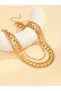 Set of 4 - Gold Chunky Chain Link Necklace - 4