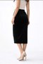 Ara Boy Elastic Waist Velvet Skirt Product Length 70 cm - 2