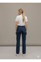 Camelia Gold Ikon 90's Dark Blue Navy Super Extra High-Waisted Palazzo Loose Jeans Pants - 4