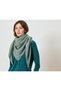 Women's Scarf, Triangle, Bukle, Sage