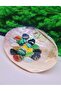 20 Pieces of Natural Stone Pendant Charms in Oyster Shell - 3