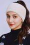 Classy Plain Plush Bandana Stretchy Sports Sweat Hair Band Plush Makeup Bandana Ear Protection