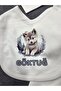 Newborn Baby Bodysuit with a Picture of a Wolf Cub - 3