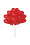 Heart Balloon Red 10 Pieces Helium Compatible 25 cm Marriage Proposal Valentine's Day Set Helium Compatible - 7