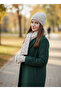 Women's Winter Luxury Knitted Beanie, Scarf and Gloves Set - 2