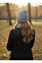 Women's Winter Luxury Knitted Beanie, Scarf and Gloves Set - 4