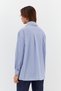 Striped Stone Studded Shirt Indigo - 4