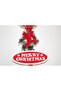 Christmas Street Lamp with Santa, Light, Music & Snowfall Effect, Red-175cm - 5