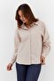 Stoned Striped Poplin Shirt Beige