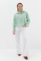 Intensely Stone-Beaded Poplin Shirt Mint - 3