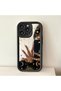 iPhone 14 Pro Compatible Anti-Fall Silicone Phone Case with Zodiac Mirror - 8