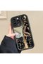 iPhone 14 Pro Compatible Anti-Fall Silicone Phone Case with Zodiac Mirror - 7