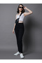 Women Black High Rise Straight Fit Jeans - 2