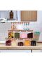 12-Piece Glass Jars with Wooden Lid for Stylish Spice Organization in Your Kitchen - 6