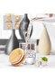 12-Piece Glass Jars with Wooden Lid for Stylish Spice Organization in Your Kitchen - 5