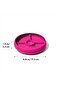 TOT SILICONE DIVIDED PLATE - PINK - 2