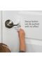 Outsmart Lever Handle Lock, White, 4PK - 3