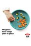 Tot Silicone Plate - Teal - 3