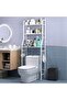 Toilet Storage Rack, 3 Tier Over Commode Shelving, Metal Toilet Cabinet Shelving Kitchen Bathroom Sp