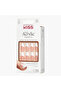 Salon Acrylic French Manicure Nail Set - 3