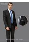 4PCS Suit of Formal Clothes Men's Business Casual Coat Groomsman Suit Professional Dress Lapel Colla - 5