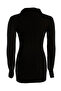 Women Turtleneck Knit Dress - 3