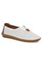 166102 36/40 Women's Genuine Leather Comfort Sole Laceless Hand-Sewn Casual Shoes