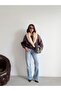 Double-Breasted Leather Coat with Fur Collar - Claret Red |   F2050 - 2