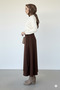 Scuba Fabric Wrap Tie Skirt - 2