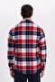 Men's Slim Fit slim fit checkered winter lumberjack shirt - 7