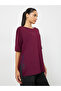 Slogan Side Slit Detail Loose Yoga Fit Top - 3