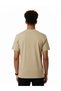 Men Beige Cotton Round Neck T-Shirt - 2
