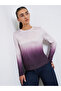 Women Ombre Look Long Sleeve T-Shirt