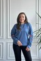 Sweatshirt with Embroidery on the Front and Sleeves - 2