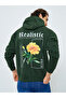 Eco Earth Relaxed Fit Back Graphic Fleece Hoodie