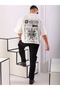 The Indian Garage Co Boxy Fit White Graphic Pritned Shirt - 5