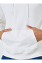 Men White Travel Graphic Relaxed Fit Hoodie - 4