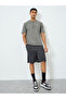 Men Grey Oversized Slogan Print T-Shirt - 2