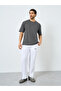 Men Grey Graphic Print Oversized T-Shirt - 2