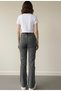 Jeek Women's Power Stretch Fabric Women's Smoke High-Waist Relaxed Leg Relaxed Jeans Denim Pants - 3