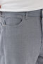 Men's Gabardine Striped Cotton Regular Fit Comfortable Cut Blue Trousers Art-011 - 3